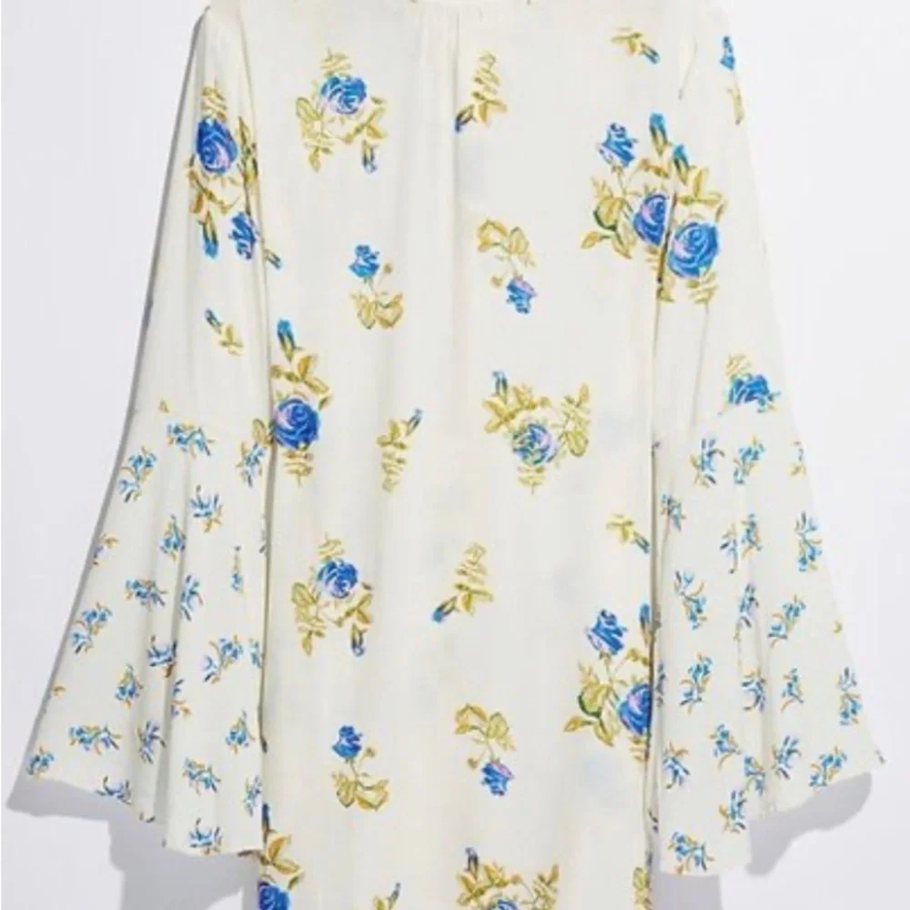 Free People Cream Tate Floral Backless Dress- NWT - Picture 6 of 10